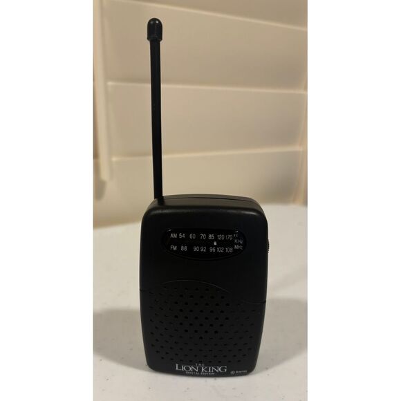 Disney Lion King Special Edition Portable AM/FM Radio Vintage 90s Electronics - Picture 1 of 5